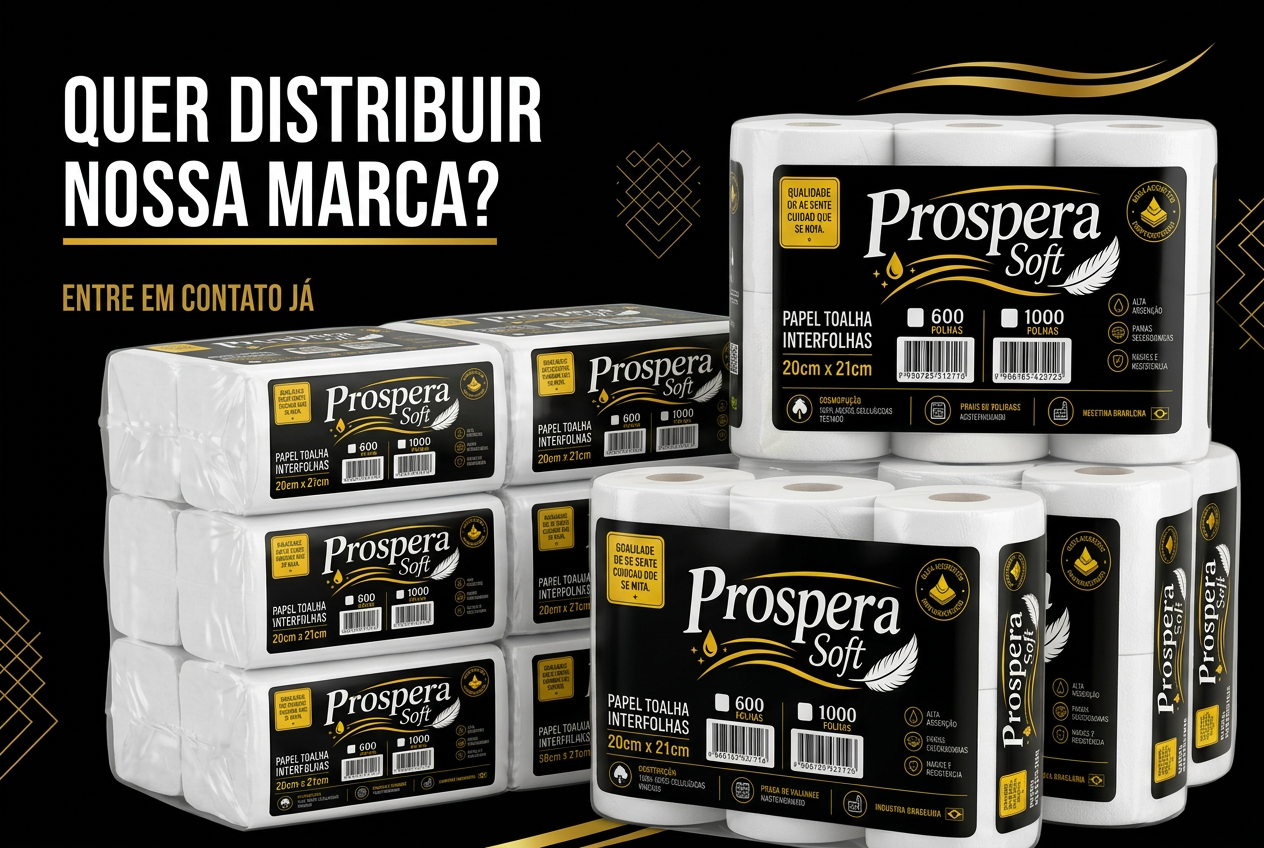 Quer distribuir a marca Prospera de papéis?